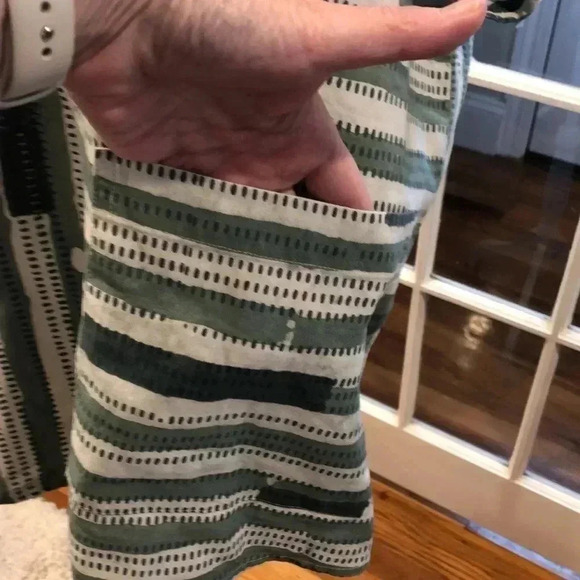 Marketplace cotton/linen top. - Picture 2 of 7